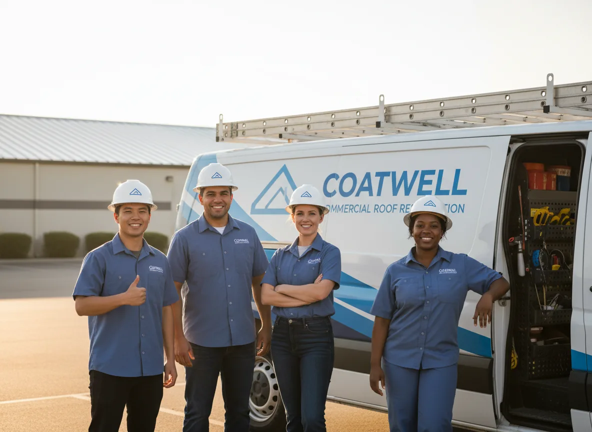 Commercial roof coating company in Springville, NY